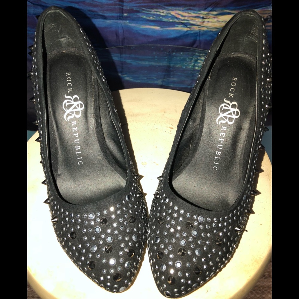 Rock n Republic Studded and Spiked Dress Pump